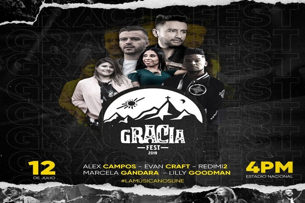 Gracia Fest traerá a Costa Rica a grandes exponentes de la música cristiana