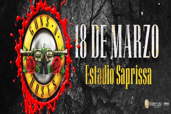 Concierto de Guns n Roses apura el paso