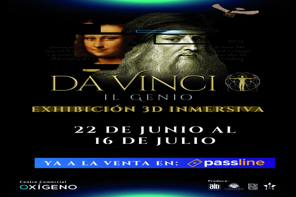 Exposición inmersiva Leonardo Da Vinci