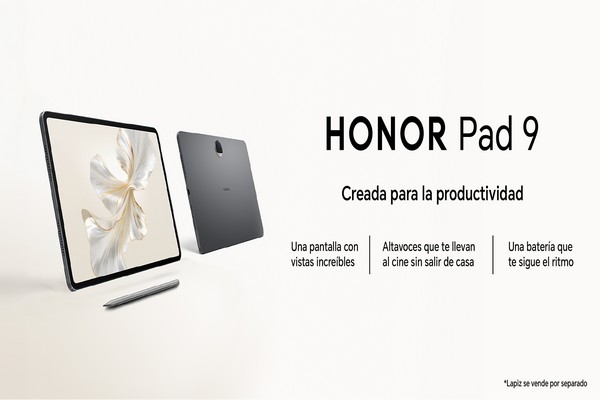 HONOR trae la Pad 9, una tablet completa, poderosa y llena de funciones