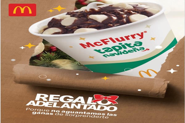 La Navidad llegó antes a McDonald’s, con el nuevo McFlurry Tapita Navideña