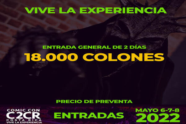 Entradas ComicCon Costa Rica 2022