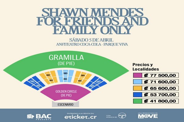 ¡Shawn Mendes llega en concierto por primera vez a Costa Rica!