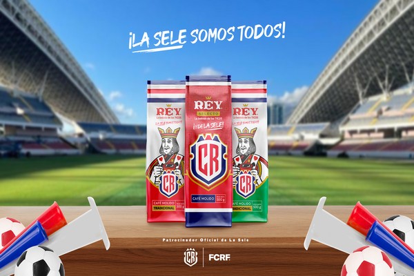 Café Rey lanza nuevo empaque en homenaje a las Selecciones Nacionales de Costa Rica
