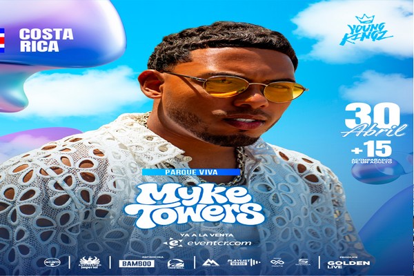 MYKE TOWERS REGRESA A COSTA RICA CON SU PRIMER CONCIERTO EXCLUSIVO