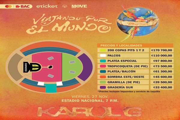 ENTRADAS PARA “VIAJANDO POR EL MUNDO TROPITOUR” SALEN A LA VENTA ESTE LUNES 11 DE MAYO