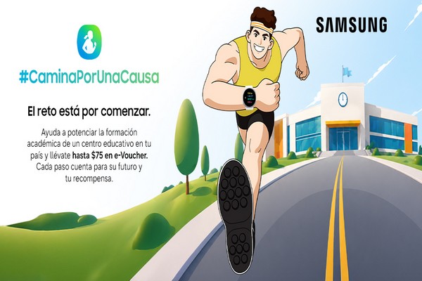 Únete al reto de Samsung Health, con el que ganas tú y la educación de tu país