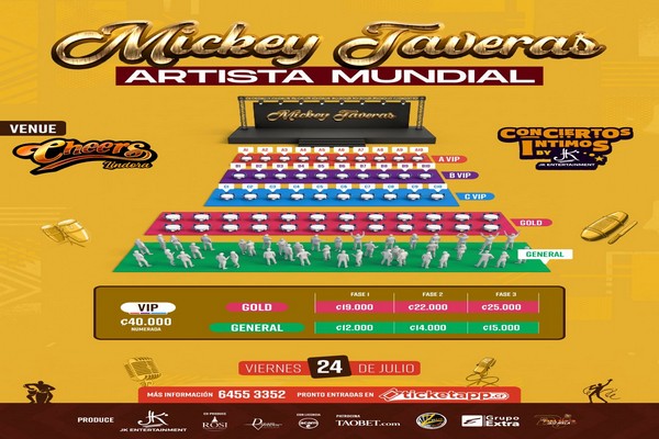 Mickey Taveras llegará a Costa Rica con un concierto íntimo y exclusivo para los amantes de la salsa romántica