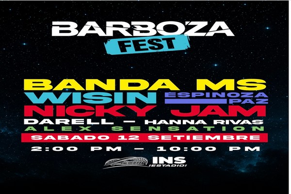 BARBOZA FEST 2026 CON PRECIOS EXCLUSIVOS PARA DISFRUTAR DE SIETE GRANDES ARTISTAS