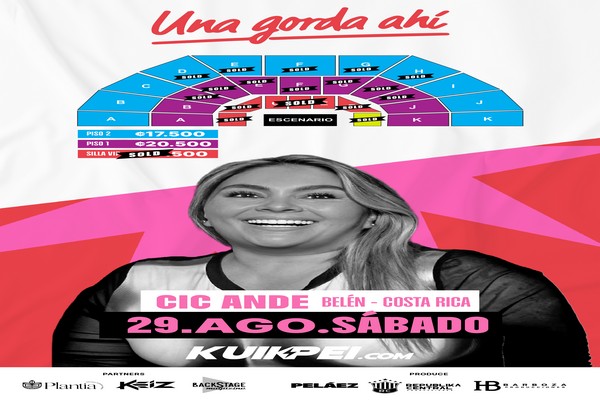 JOHANA VELANDIA LLEGA A COSTA RICA CON SU ESPECTÁCULO “UNA GORDA AHÍ”